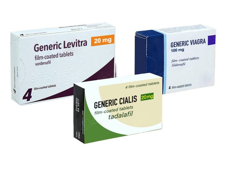 Confezioni prova generici (sildenafil, tadalafil, vardenafil)